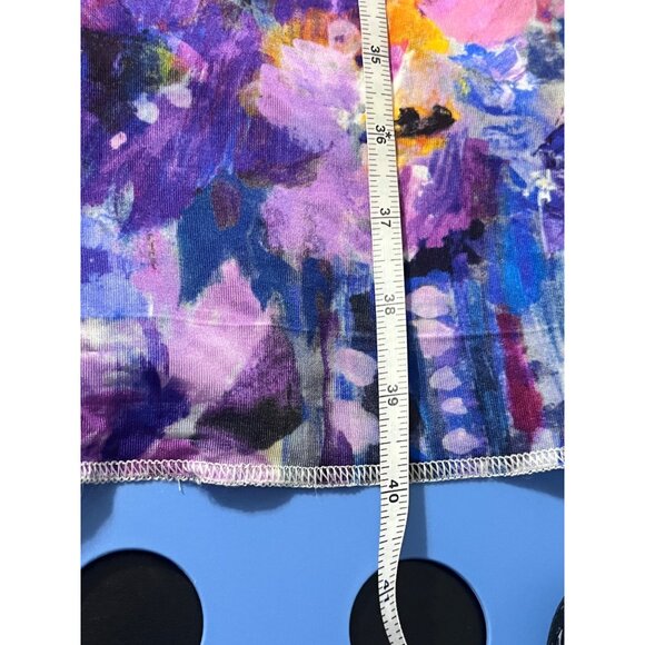 ESCADA Dress Deniel Fantasy Floral Knee Length Sleeveless Dress Multicolor US 6 - Picture 10 of 14